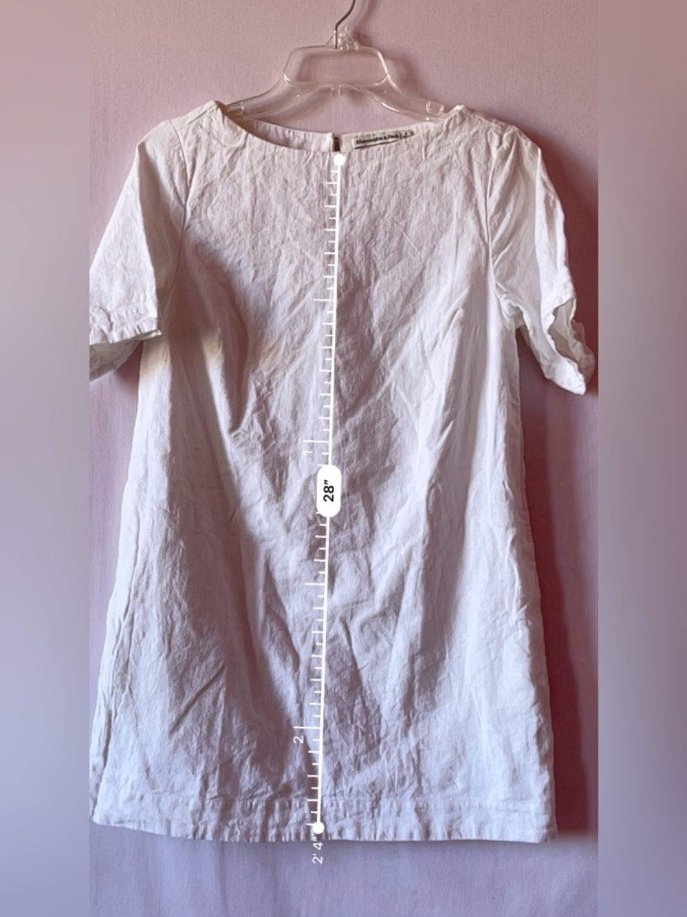 Abercrombie & Fitch Linen T-Shirt Pocket Dress 🤍🌾 - Picture 9 of 9